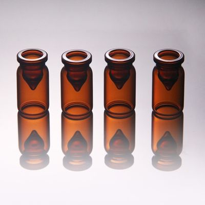 Fioles en verre minuscules lisses 3ml ambre Un verre Medicine Bottles