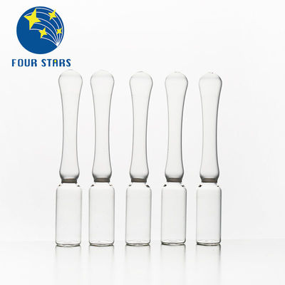 Ampoules en verre vides de médecine liquide fragiles