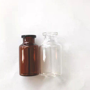 Fioles en verre claires de bouchon en caoutchouc vide stérile pharmaceutique des fioles 30ml