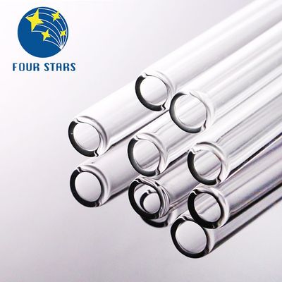 De la résistance tuyauterie en verre chimique longtemps 13mm de haute résistance
