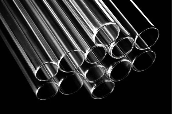 Médecine transparente de grand diamètre de tube de verre de Borosilicate utilisant