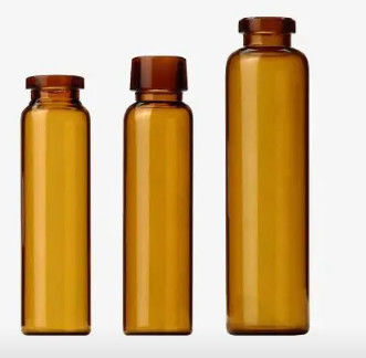 Fioles en verre 10ml d'injection ronde de verre à chaux sodée claires et ambres