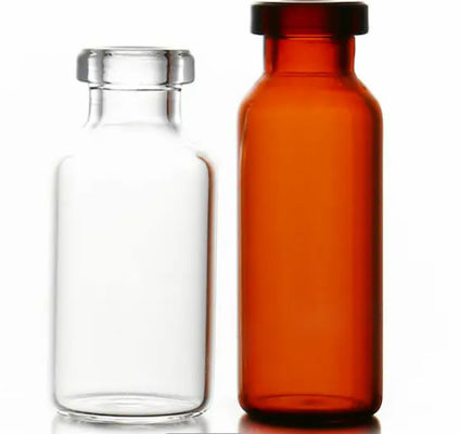 Fioles/bouteille tubulaire en verre pharmaceutique en verre de fiole/fioles en verre vides/fioles en verre à bouchon vissable/fiole en verre ambre de vial/10 ml