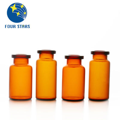 fioles en verre de Brown de petites fioles du tube de verre 15ml pour la poudre liquide