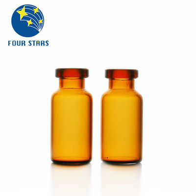 Fioles tubulaires en verre ambres d'injection d'espace libre pharmaceutique de 2ml 5ml 7ml 10ml 15ml 20ml 30ml