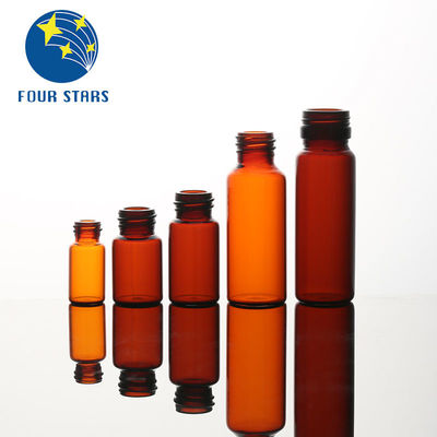 Petites fioles de cou de vis de fioles en verre claires d'ambre Pharmaceutique 30ml avec le chapeau en plastique