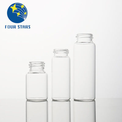 Petites fioles de cou de vis de fioles en verre claires d'ambre Pharmaceutique 30ml avec le chapeau en plastique