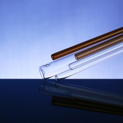 Écran imprimant les tubes à essai résistants à la chaleur d'ambre Un verre Tube 6-35mm