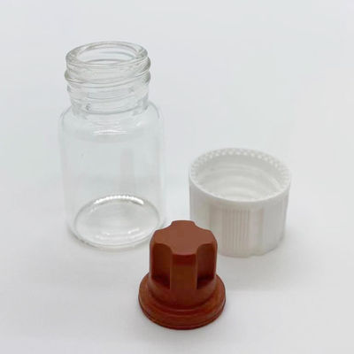 diamètre des fioles 21.9mm du couvercle à visser 7ml pour la poudre lyophilisée