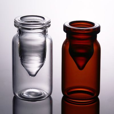 Résistance claire 3ml 5ml de choc thermique de fioles de tube de verre de haut transparent