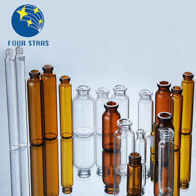 verre de Borosilicate d'ambre Screw Cap Flacons Neutral de l'espace libre 10ml
