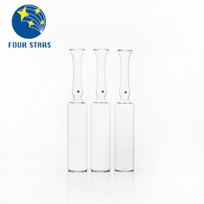Ampoules en verre vides vacciniques claires et ambres
