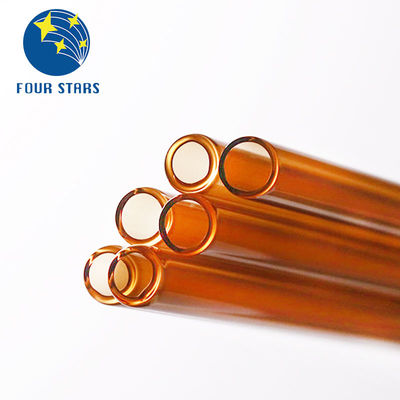 Tube à essai pharmaceutique d'ambre Chemistry Un verre Tube 1-20ml Borosil