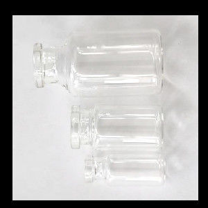 Fioles en verre de petite de drogue injection médicale de bouteille claires et ambres