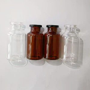 Petites fioles en verre de bouchon en caoutchouc ODM de fioles et de chapeaux de 20 ml