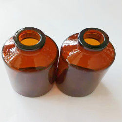 Verre de Borosilicate neutre de YBB Amber Round Bulk Glass Vials