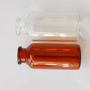 Fioles en verre 7ml de bouchon d'injection en caoutchouc de Brown