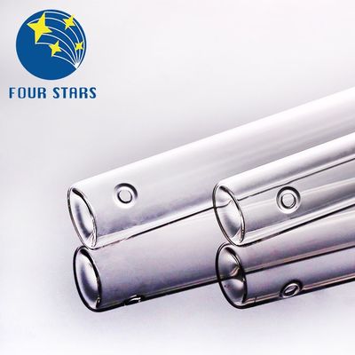 Longueur neutre élevée de la tuyauterie 1250-1800mm en verre de Borosilicate de stabilité thermique