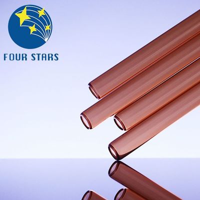 Tube à essai fortement poli d'ambre Colored Un verre Tube Small 1-20ml