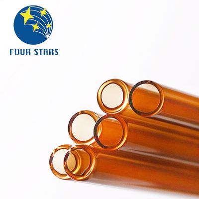 Écran imprimant le laboratoire pharmaceutique de 6-35mm Amber Glass Tube In Chemistry