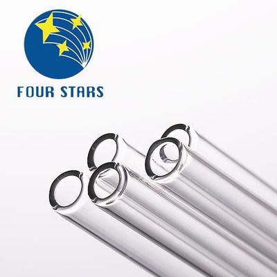 Chimie de tube de verre de longévité élevée en verre de tuyauterie du Borosilicate 13mm longue
