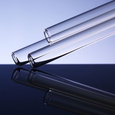 Longueur élevée de la tuyauterie 1250-1800mm en verre de Borosilicate de R.i. Round