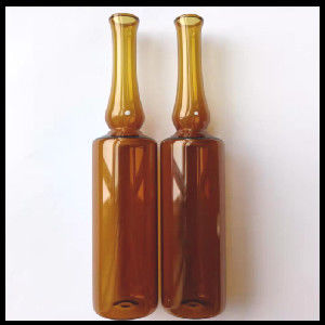Bouteille en verre médicinale scellable vide d'ambre Un verre Ampoule 10ml 20ml