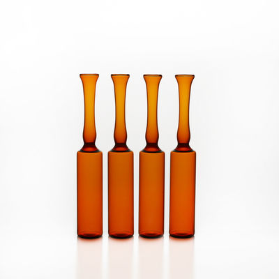 Bouteille ambre transparente de pénicilline d'injection des ampoules 40ml en verre